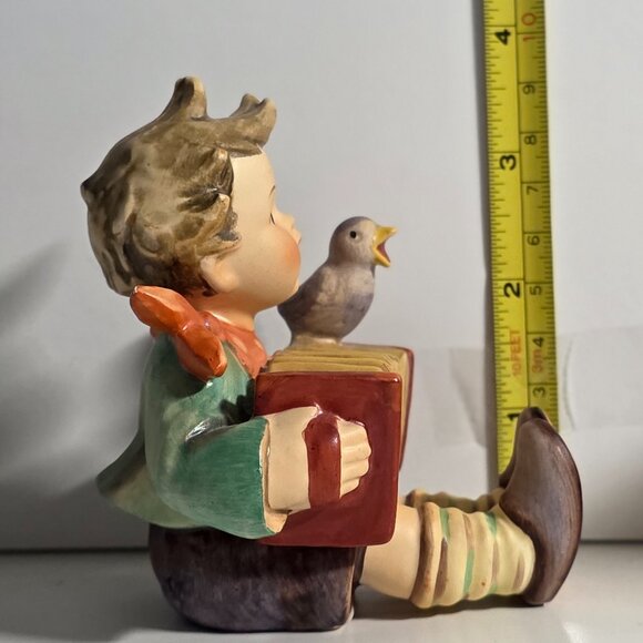 Hummel - Goebel According Boy with bird 1938 Signed - EUC - Picture 4 of 5